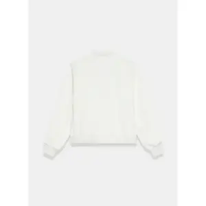Mint Velvet White Sequin Bomber Jacket